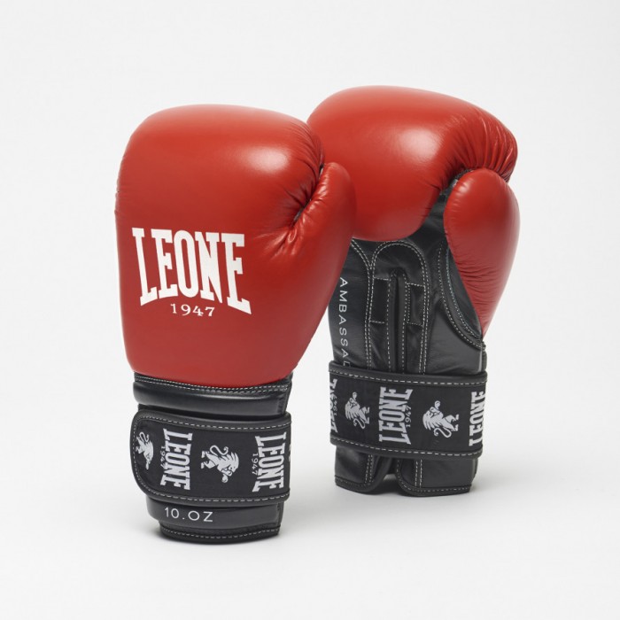 Leone - AMBASSADOR BOXING GLOVES GN207 / Red